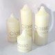 Classic White Pillar Candle