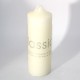 Classic White Pillar Candle