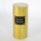 Glittery Cylinder Candle